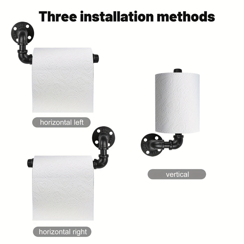 Industriële Toiletrolhouder - Voor een Stijlvolle Badkamer