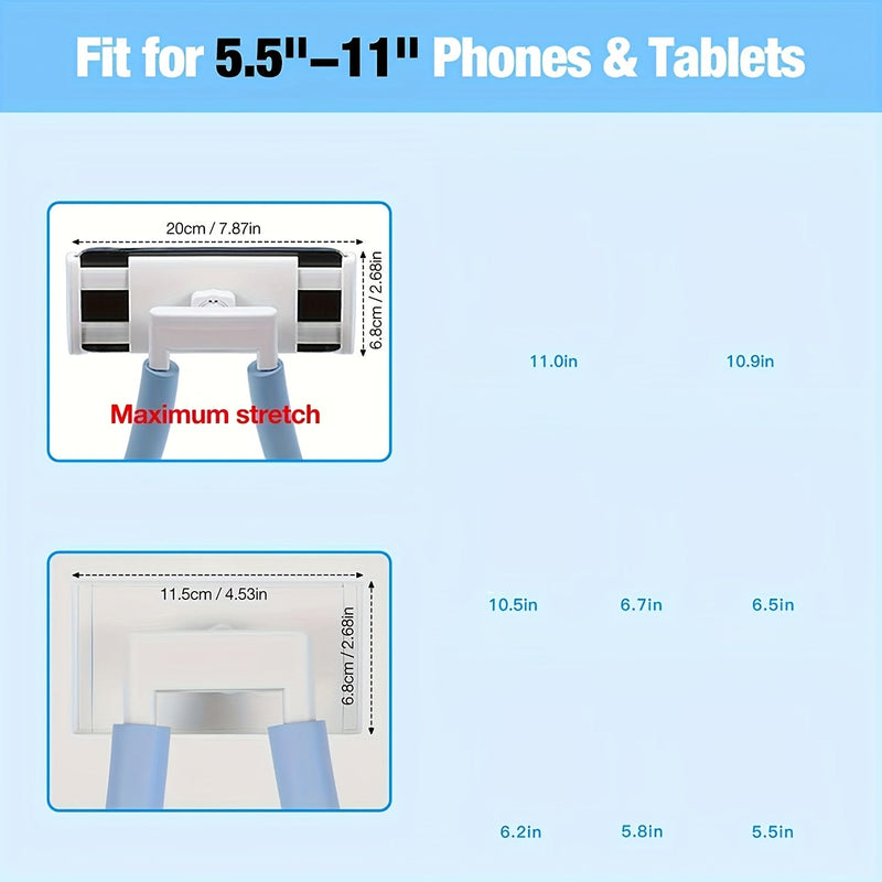 ReisLuxe Verstelbare Neksteun met Telefoonhouder - Voor Comfort en Gemak