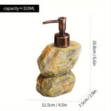 Rustieke Zeepdispenser Steenlook – Functioneel en Sfeervol