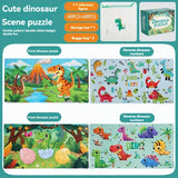 Educatieve Dinosauruspuzzel - Voor Creatief Leren en Spelplezier