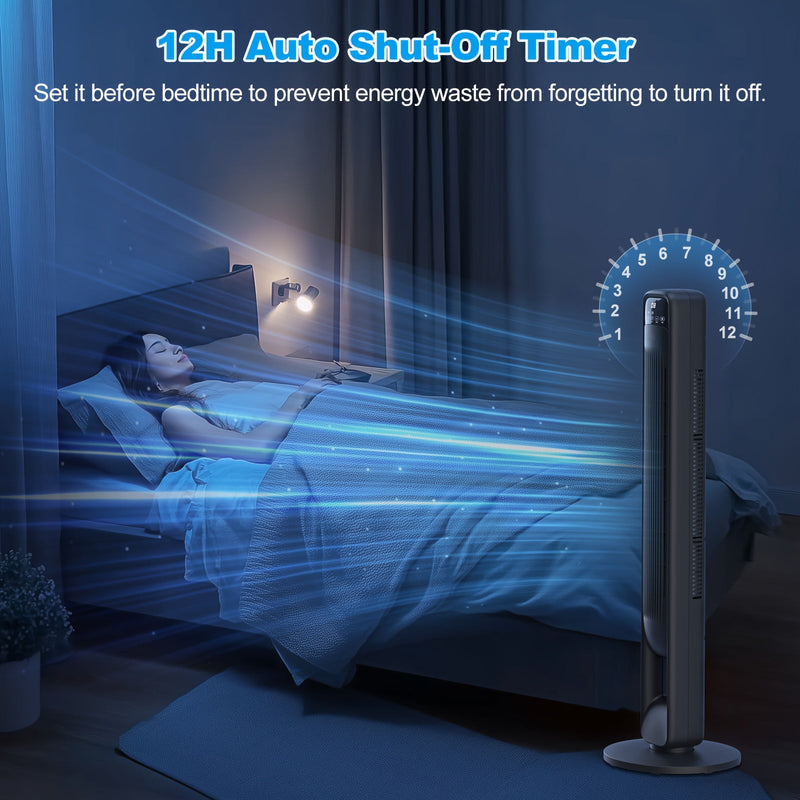 Bladloze Torenventilator – Stil en Instelbaar