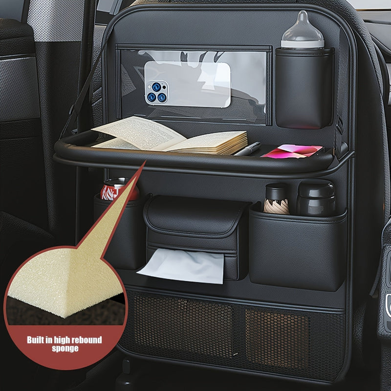 PU Lederen Auto Stoelrug Organizer – Strak en Functioneel