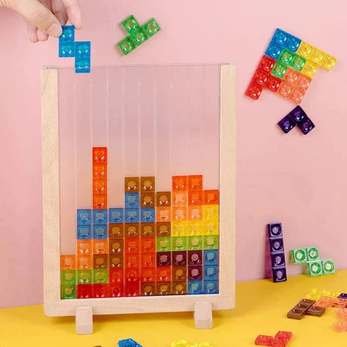 Tetris Bouwblok Spel – Creatieve Strategie en Plezier voor de Hele Familie