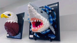 Creatieve 3D Muurkunst Bouwstenen – Haai en Arend Collectie