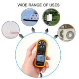 Compacte Digitale Windsnelheidsmeter – Handheld en Nauwkeurig voor Outdoor Metingen