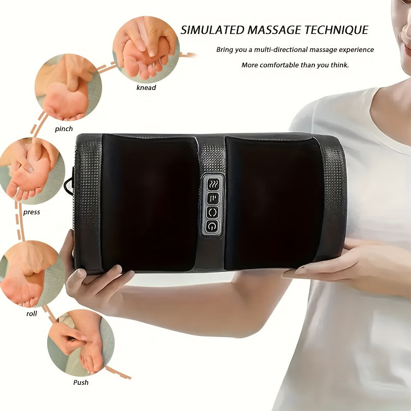 Zonne-energie Voetmassager – Comfortabele Massage met Warmte en Kneden