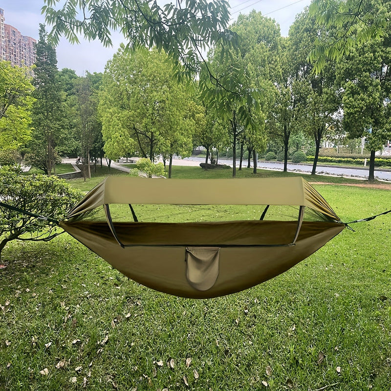 CampEase 3-in-1 Hangmat – Bescherming en Comfort voor Buitenavonturen
