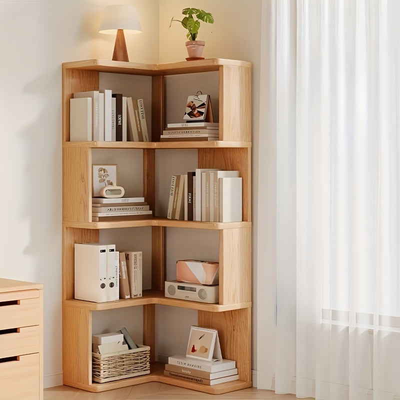 CornerWood Massief Houten Hoekkast – Compact en Praktisch