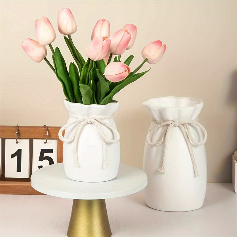 Bohemian Geometrische Decoratieve Vaas – Ideaal voor Lente en Paasdecoraties