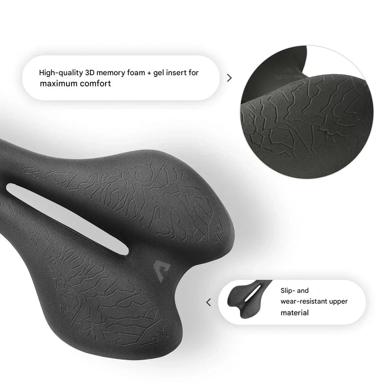 Ergonomische Fiets-Zadel met Geheugenfoam – SaddlePeak AirRide