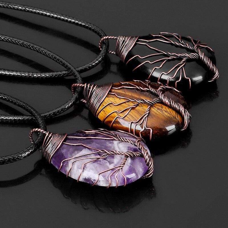 Amethist-Druppelketting – Seraphina