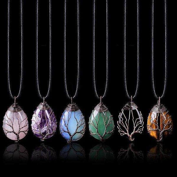 Amethist-Druppelketting – Seraphina
