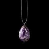 Amethist-Druppelketting – Seraphina