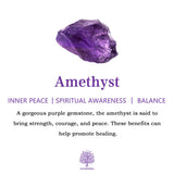 Anti-Angst Amethist, Lepidolith en Lapis Lazuli Armband - Aurora