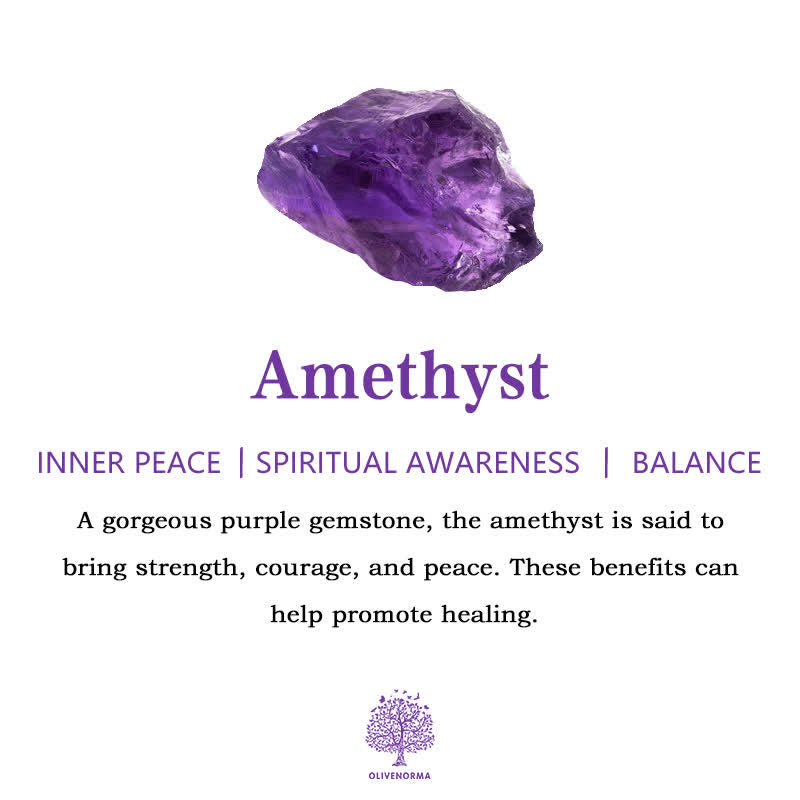 Anti-Angst Amethist, Lepidolith en Lapis Lazuli Armband - Aurora