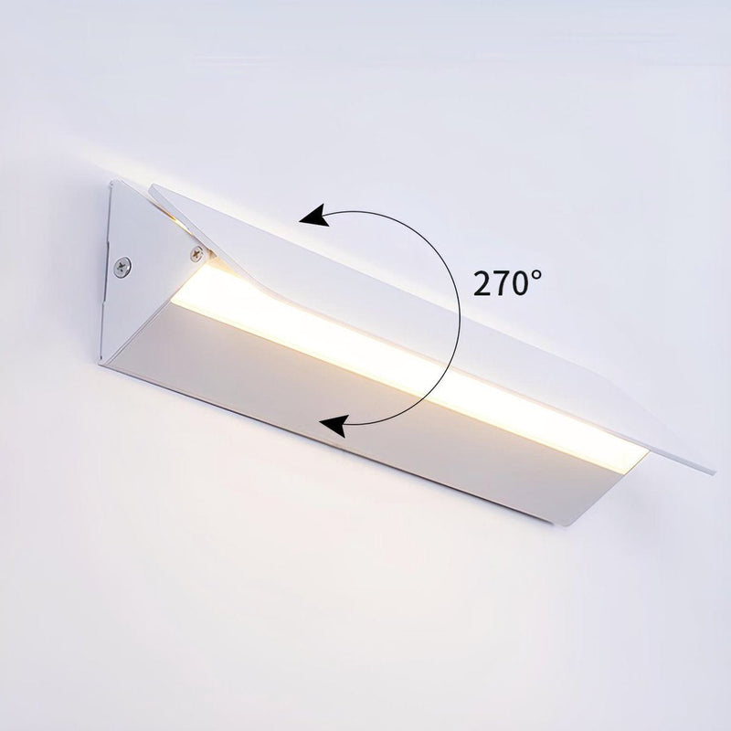 FlexiGlow Moderne Witte Wandlamp – Verstelbare Klep voor Perfecte Lichtspreiding