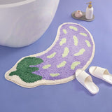 Antislip Badmat met Bananen- of Aubergine-Design - ZestPad