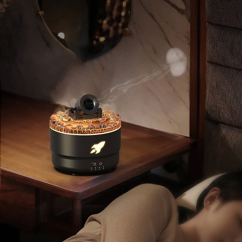 Aroma-diffuser en luchtbevochtiger met nachtlampje - LavaGlow