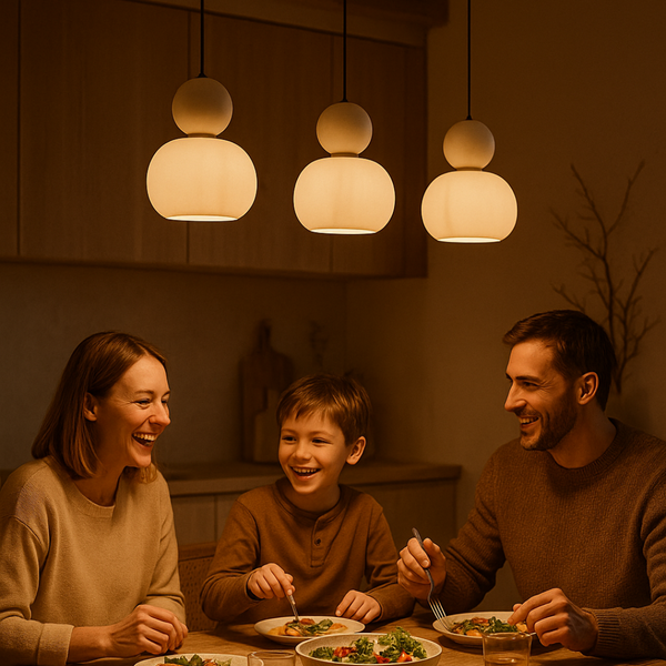 CrèmeLuma Hanglamp - Art Deco Ontwerp