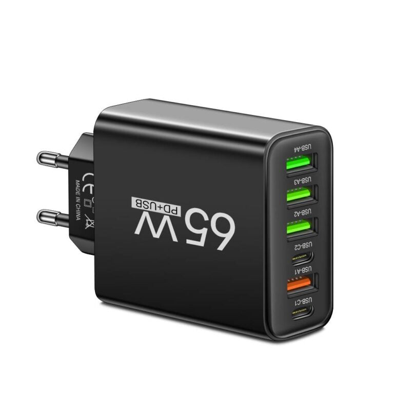 ChargePro Multi USB Oplader – Snel en Veilig voor Thuis en Onderweg