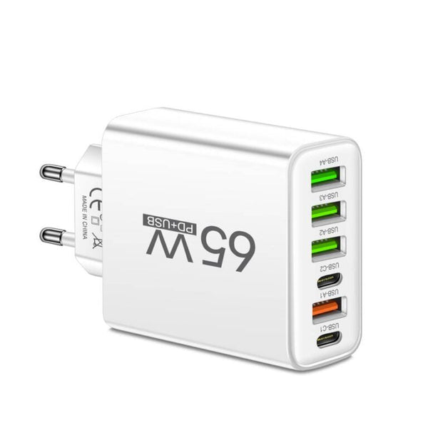 ChargePro Multi USB Oplader – Snel en Veilig voor Thuis en Onderweg