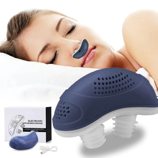 BreatheEase Micro CPAP Slaapapneu-apparaat – Compact Anti-Snurkapparaat voor Betere Nachtrust