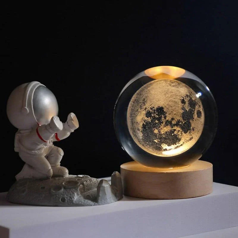 3D-gegraveerde Kristallen Bol - Celestia