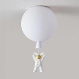 Trendy Maan/Astronaut Kinderkamer LED Plafondlamp - CosmoGlow