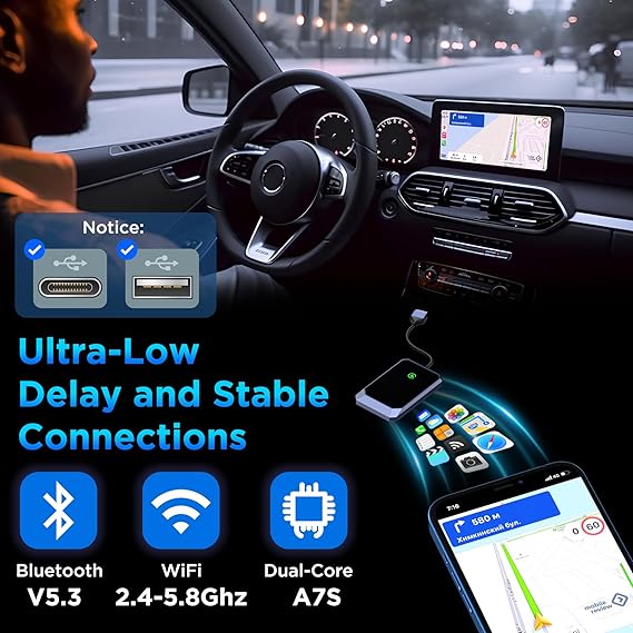 Draadloze CarPlay-adapter – Maak je auto toekomstbestendig