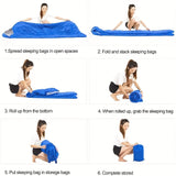 Warme Slaapzak met Capuchon – Perfect voor Kamperen en Winterse Avonturen