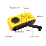 SurvivorTune Noodradio - Draagbare AM/FM Radio met Oplader & Zaklamp