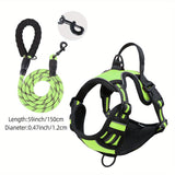 Reflecterend Hondenharnas met Leash Set - Verstelbaar en Veilig voor Wandelen en Training