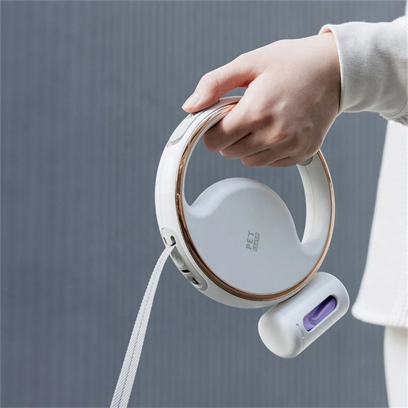 LED Automatische Hondenlijn – Ergonomische Handgreep & Veiligheidslicht