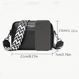 Echte Leren Crossbody Tas – Praktisch en Trendy met Gitaar Schouderband