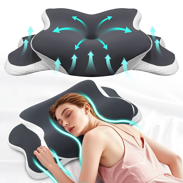 Ergonomisch Geheugenfoam Nekkussen – Voor Optimaal Comfort en Ondersteuning tijdens de Nacht