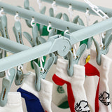 Opvouwbaar Wasrekje met Klemmen – Ruimtebesparend en Praktisch voor Klein Wasgoed