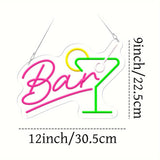 Dimbare LED Neon Bar Sign – USB Aangedreven met Dimmer