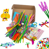 Creatieve DIY Knutselset voor Kinderen – Educatief Speelgoed met Diverse Materialen