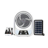 Draagbare Zonne-energie Ventilator en Nachtlamp – Multifunctioneel en Oplaadbaar
