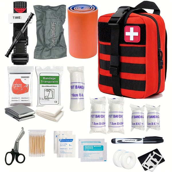 Complete EHBO-kit met Tourniquet – Essentiële Overlevingskit voor Avonturen