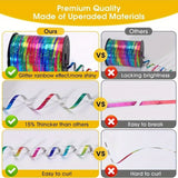 Holografische Curling Ribbon Set – Perfect voor Feestdecoraties en Geschenkverpakking