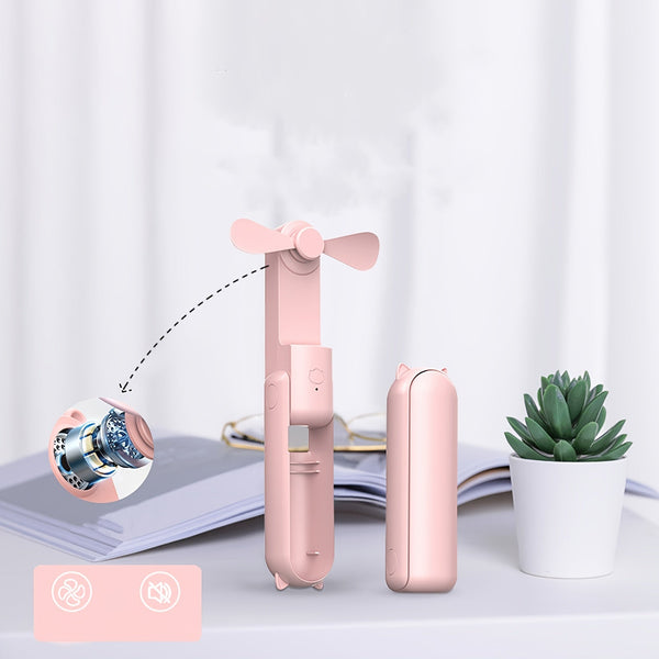 Draagbare Ventilator met Powerbank - Stil en Efficiënt voor Onderweg