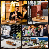 Creatieve Sigaren Asbak en Whiskey Glas Tray - Het Perfecte Vaderdag Cadeau of Relatiegeschenk