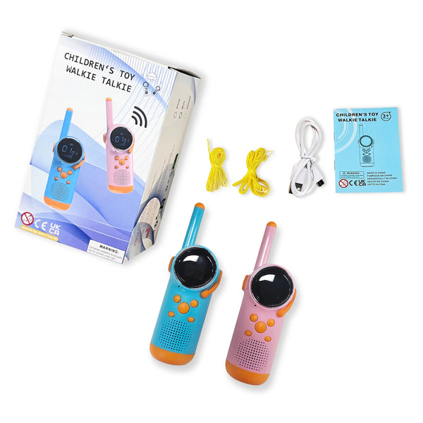 Kinderen Walkie-Talkies Set – 3-Mijl Bereik & Oplaadbare Batterij