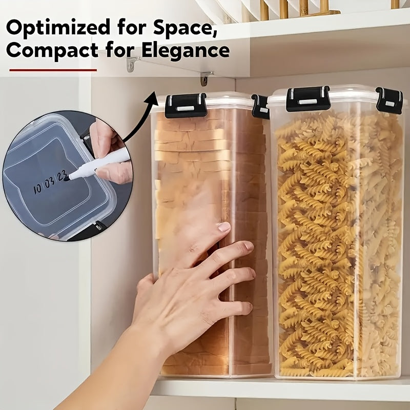 Transparante Brooddoos met Luchtdichte Deksel - Versheid Behoud en Snijdgids