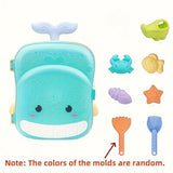 Walvis-Thema Strand Speelgoed Set voor Baby's – 8-Piece Reiskoffer