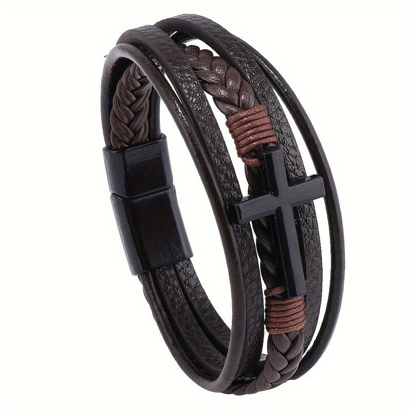 Spirituele Leren Armband - Voor de Moderne Man