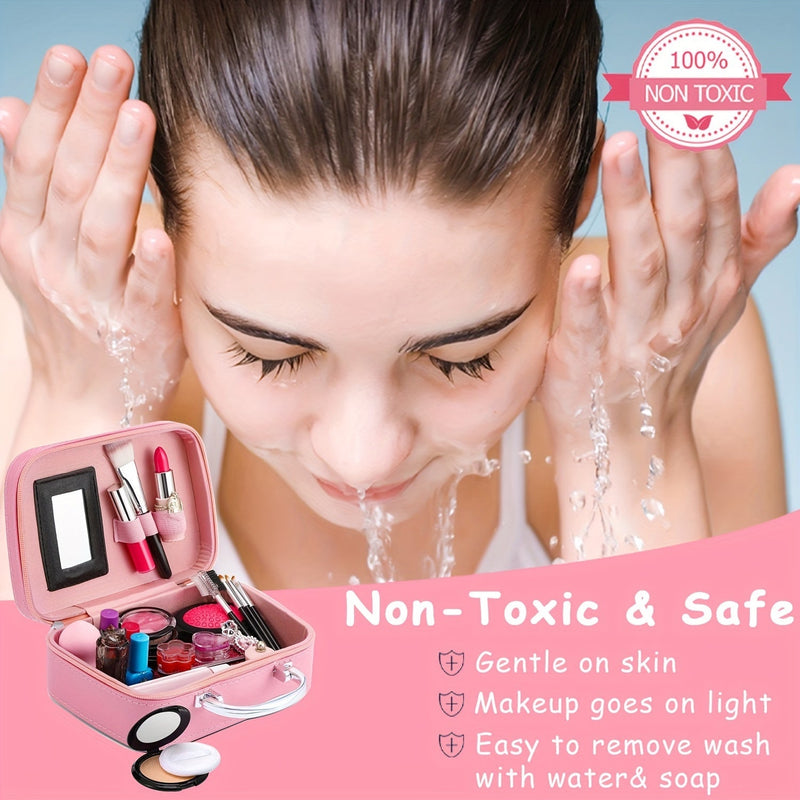 Deluxe Eenhoorn Make-up Tas – Echte Cosmetica en Accessoires voor Meisjes