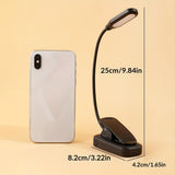 Flexibele Cliplamp - Draagbare Leeslamp met Verstelbare Hals voor Thuis of Op Reis