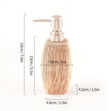 Houtnerf Stijl Keramische Badkamer Set – Luxe Accessoires voor een Natuurlijke Touch in je Badkamer